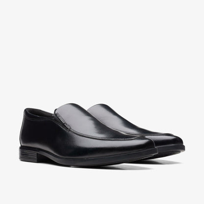 Howard Edge Loafer Black Leather | Clarks for sale - Men