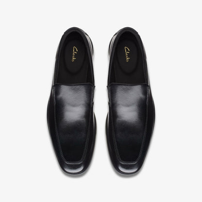 Howard Edge Loafer Black Leather | Clarks for sale - Men
