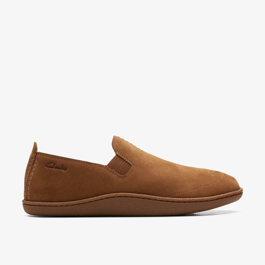 Home Mocc Slipper Tan Suede | Clarks for sale - Men