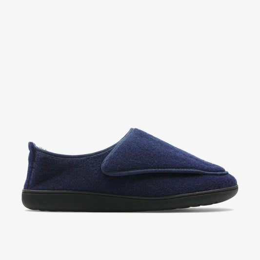 King Riptape Slipper Navy | Clarks on Sale - Men