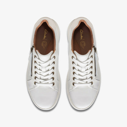 Nalle Lace White Leather | Clarks for sale - Women