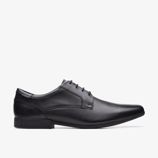 Sidton Lace Black Leather | Clarks discount - Men