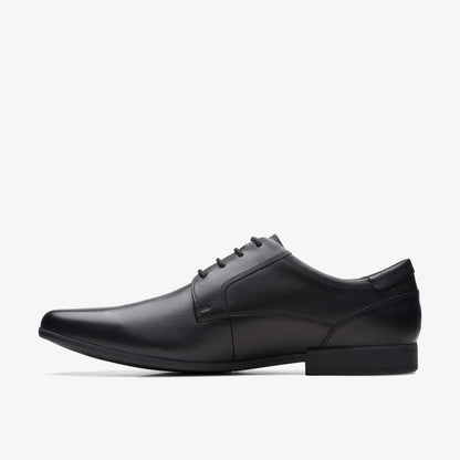 Sidton Lace Black Leather | Clarks discount - Men