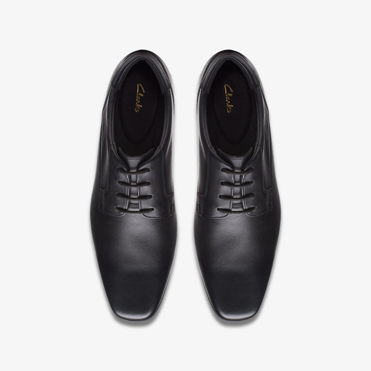 Sidton Lace Black Leather | Clarks discount - Men