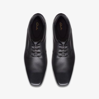 Sidton Lace Black Leather | Clarks discount - Men
