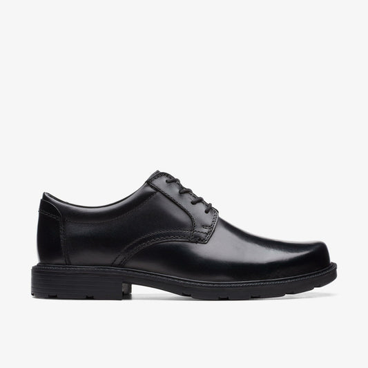 Kerton Lace Black Leather | Clarks for sale - Men