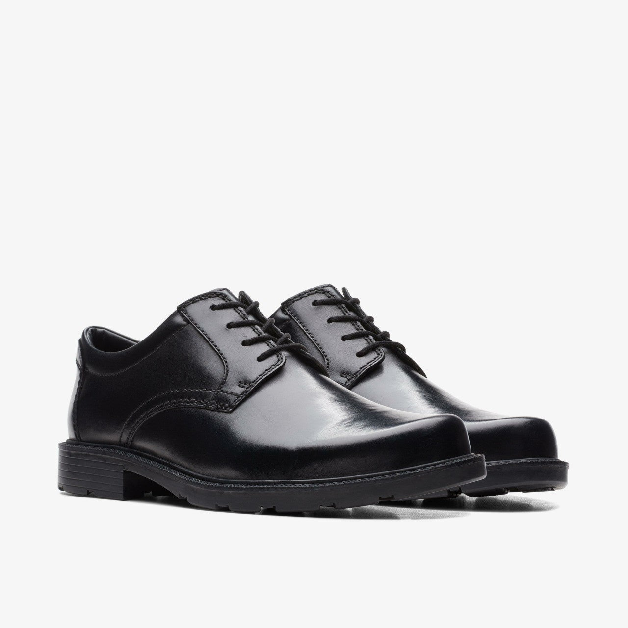 Kerton Lace Black Leather | Clarks for sale - Men
