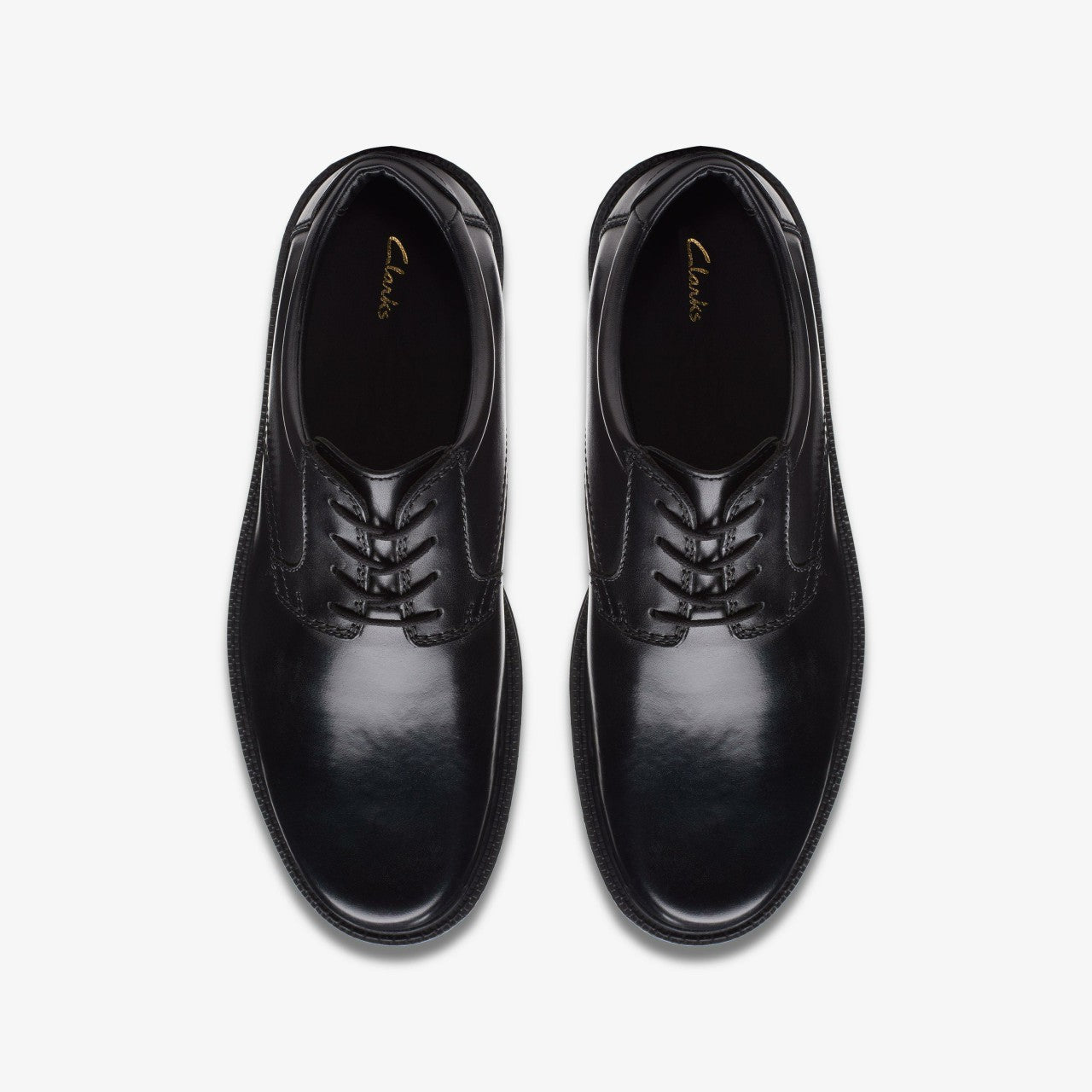 Kerton Lace Black Leather | Clarks for sale - Men