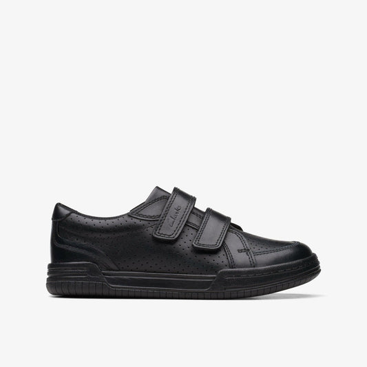 Fawn Strap Kid Black Leather | Clarks for sale - Kids