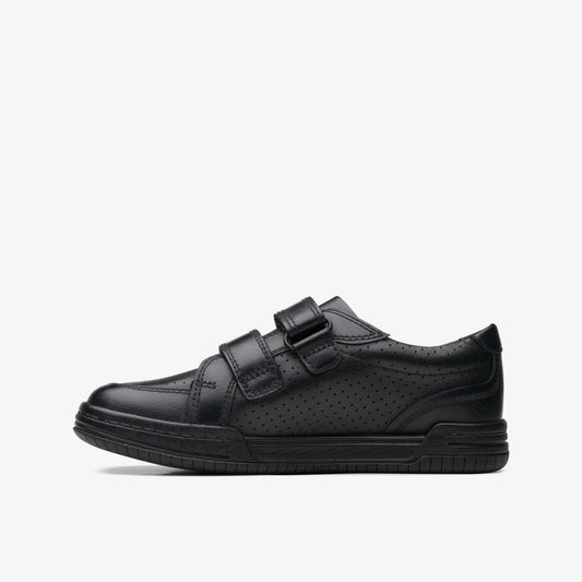 Fawn Strap Kid Black Leather | Clarks for sale - Kids