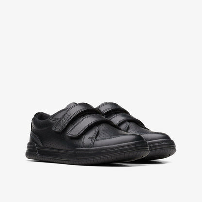 Fawn Strap Kid Black Leather | Clarks for sale - Kids