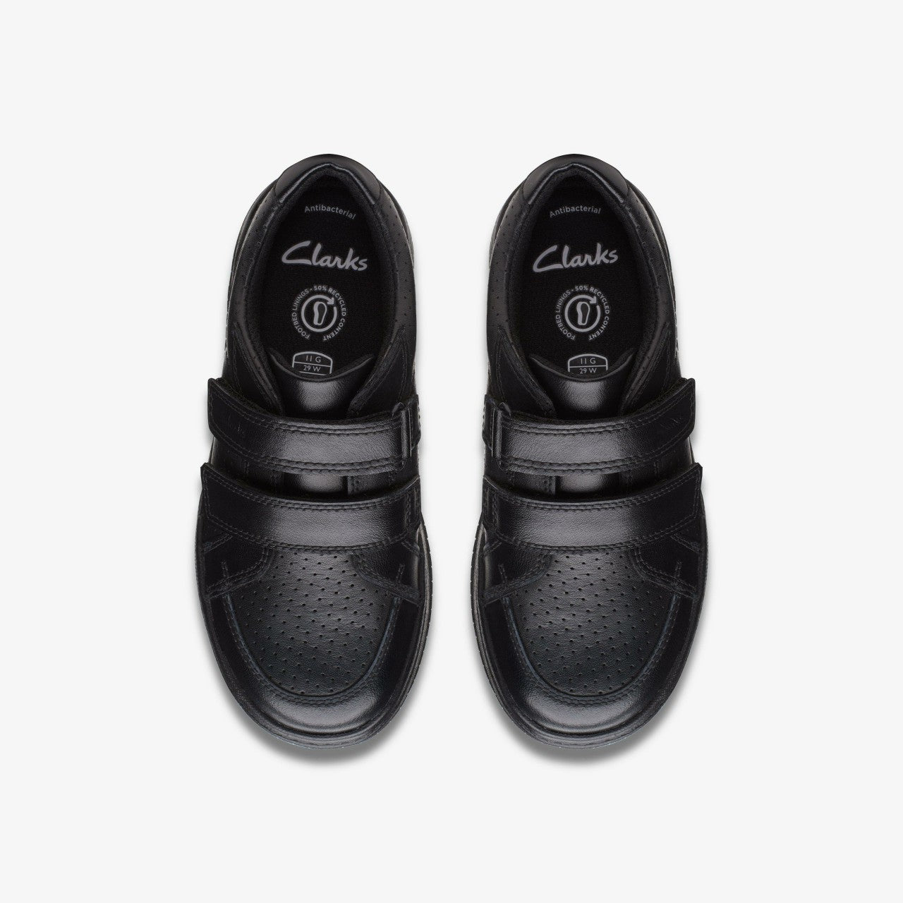 Fawn Strap Kid Black Leather | Clarks for sale - Kids