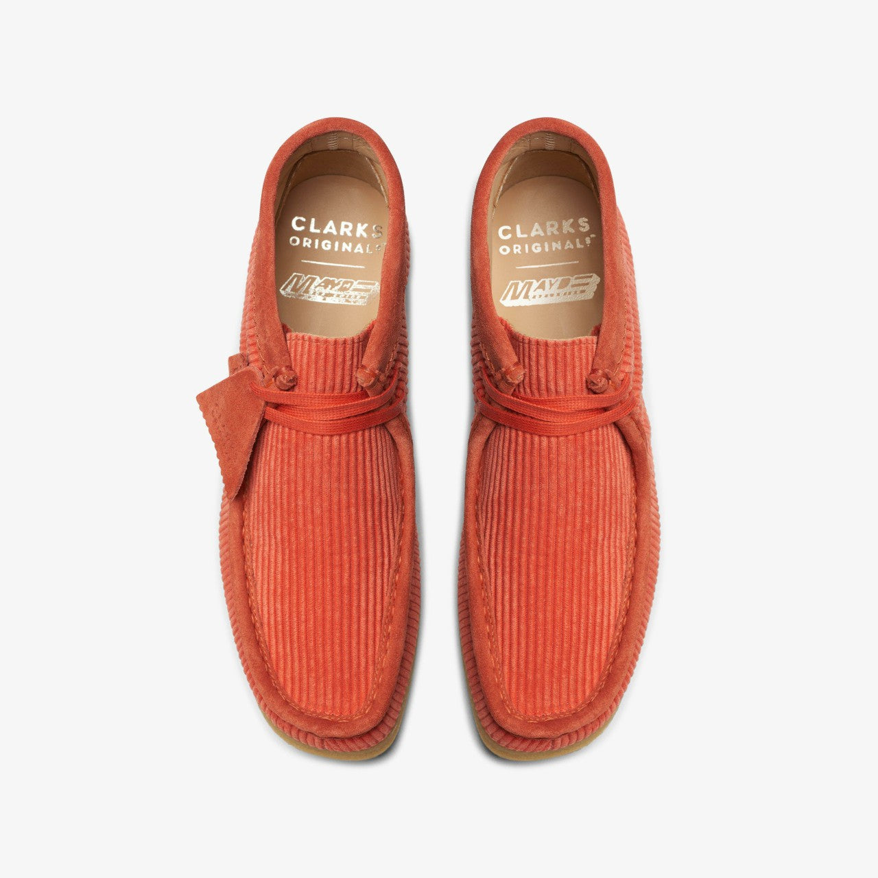 Wallabee Boot Coral Cord | Clarks for sale - Women