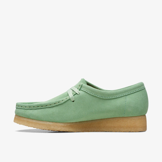 Wallabee Pine Green | Clarks discount - Women