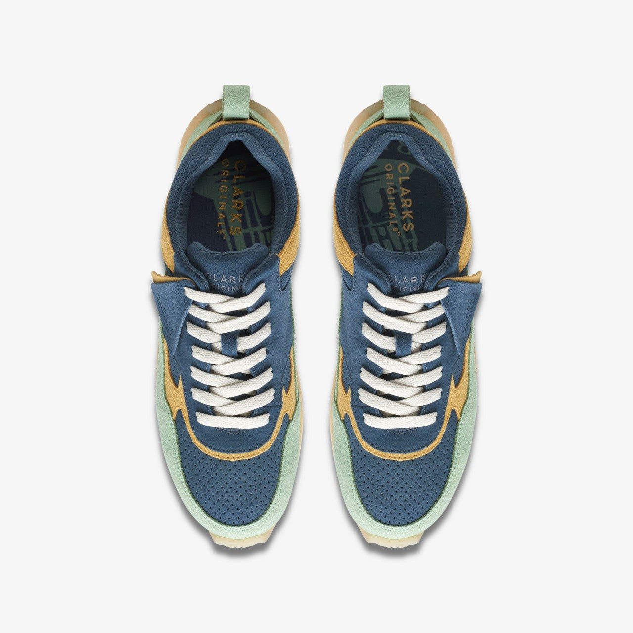Lockhill Blue / Green | Clarks discount - Women / Men