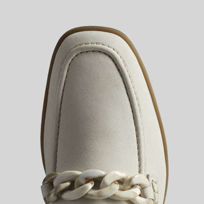 Sarafyna Iris Loafer White Leather | Clarks discount - Women
