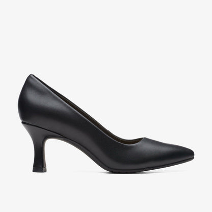 Kataleyna Gem Black Leather | Clarks outlet - Women