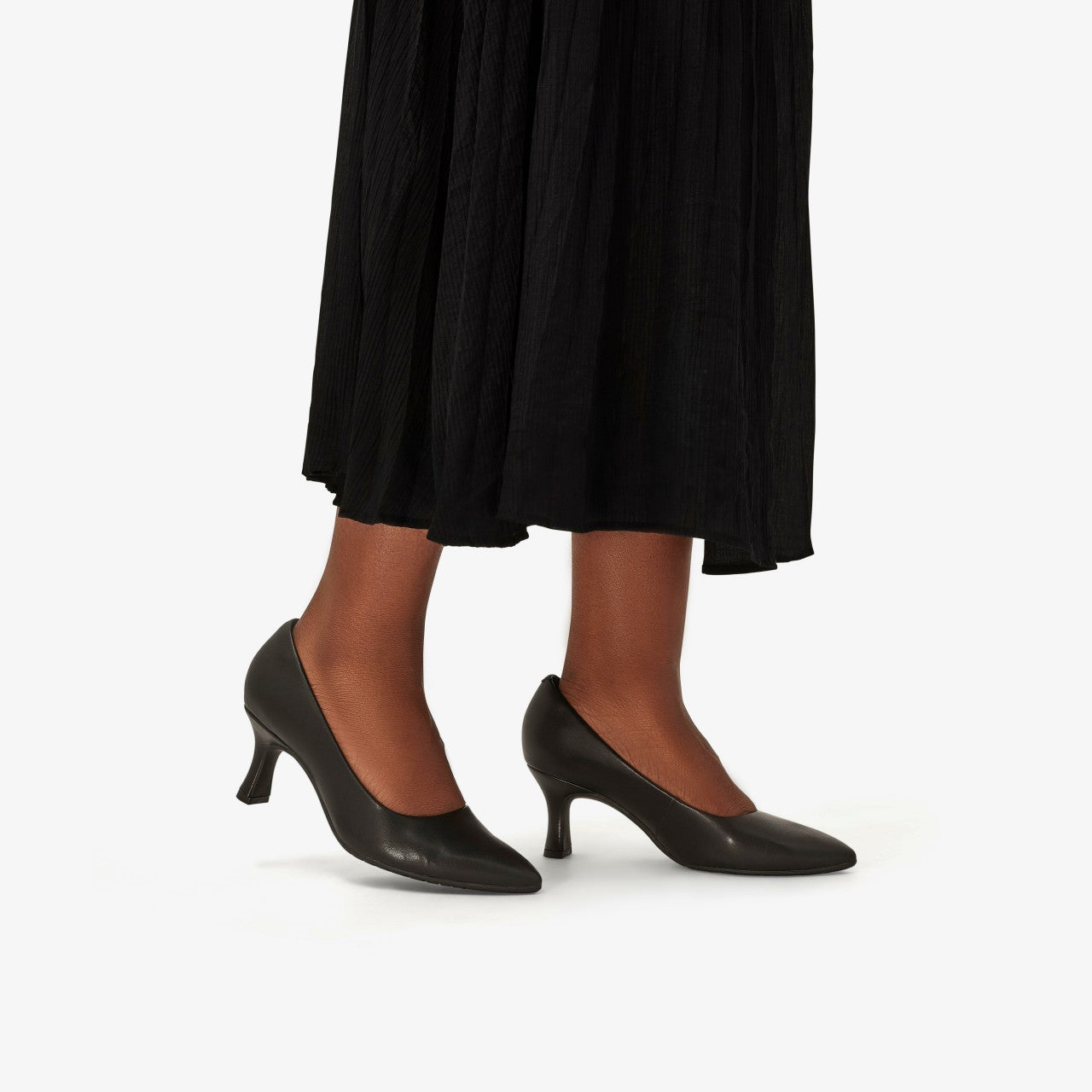 Kataleyna Gem Black Leather | Clarks outlet - Women