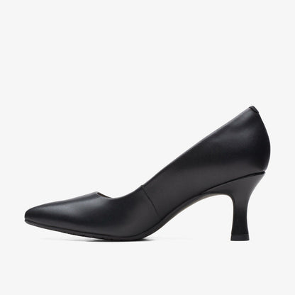 Kataleyna Gem Black Leather | Clarks outlet - Women