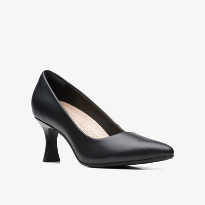Kataleyna Gem Black Leather | Clarks outlet - Women
