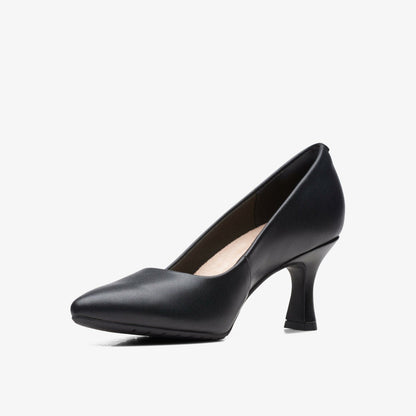 Kataleyna Gem Black Leather | Clarks outlet - Women