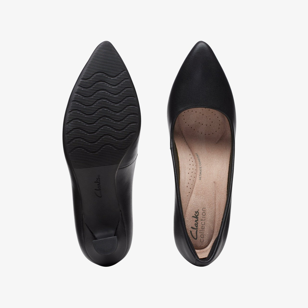 Kataleyna Gem Black Leather | Clarks outlet - Women