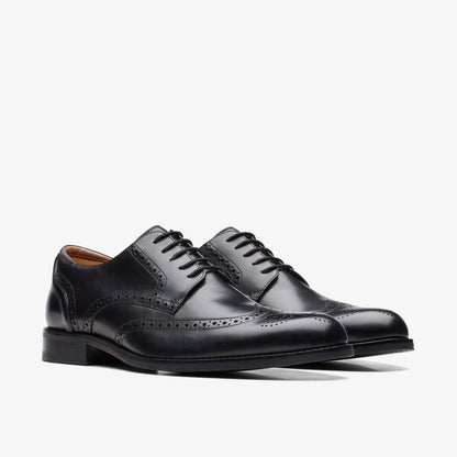 Craft Arlo Limit Brogue Black Leather | Clarks for sale - Men