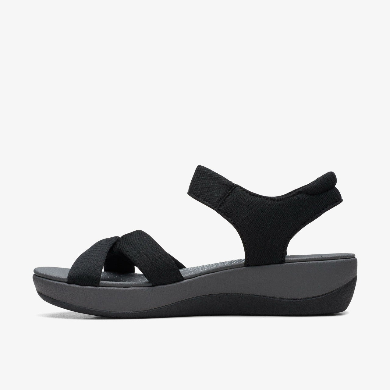Arla Shore Black Textile | Clarks on Sale - Women