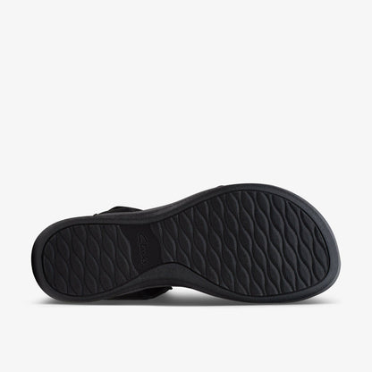 Arla Shore Black Textile | Clarks on Sale - Women