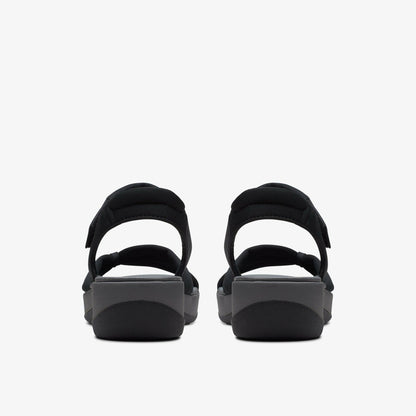 Arla Shore Black Textile | Clarks on Sale - Women