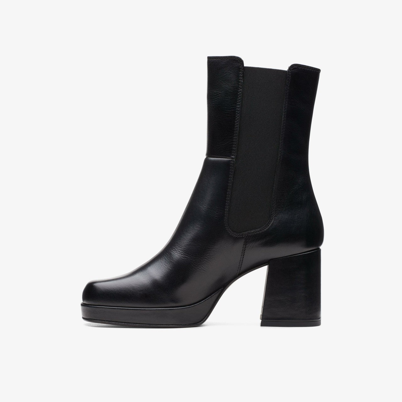 Pique Up Black Leather | Clarks outlet - Women