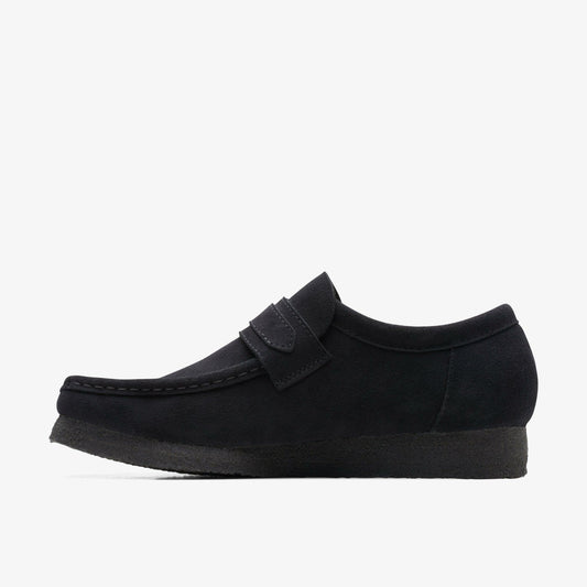 Wallabee Loafer Black Suede | Clarks discount - Men