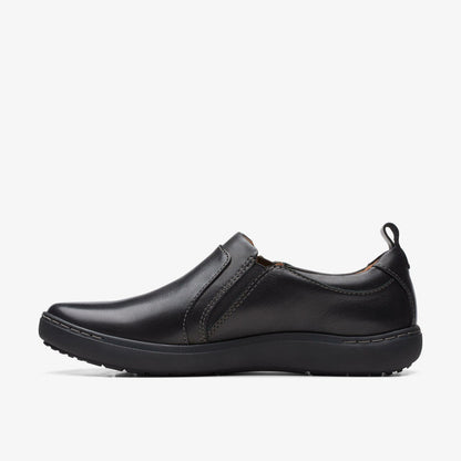 Nalle Lilac Black Leather | Clarks on Sale - Women