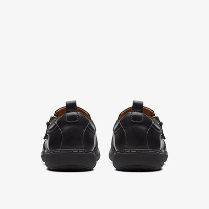 Nalle Lilac Black Leather | Clarks on Sale - Women