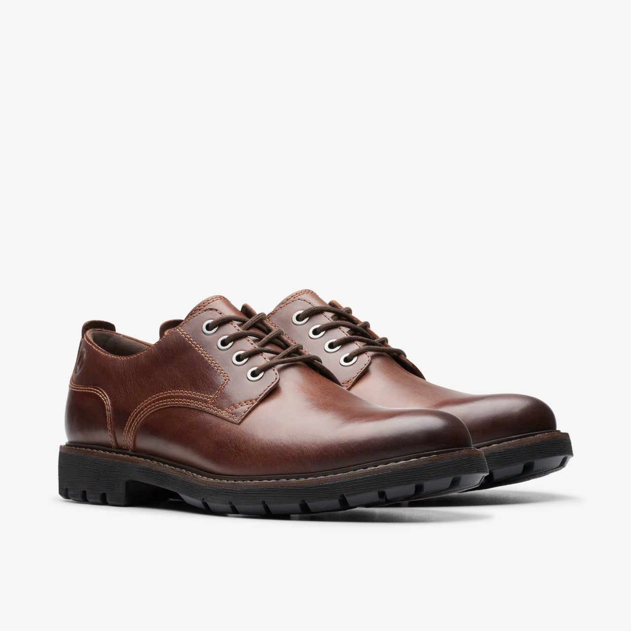 Batcombe Tie Dark Tan Leather | Clarks for sale - Men