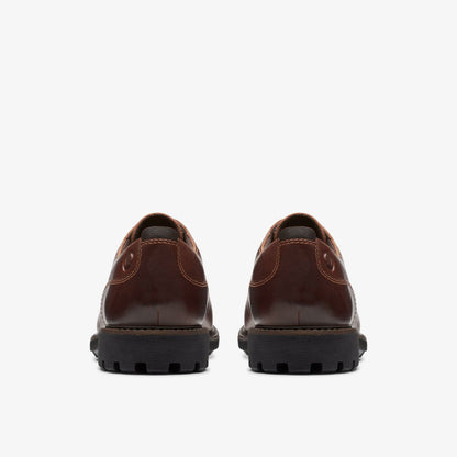 Batcombe Tie Dark Tan Leather | Clarks for sale - Men