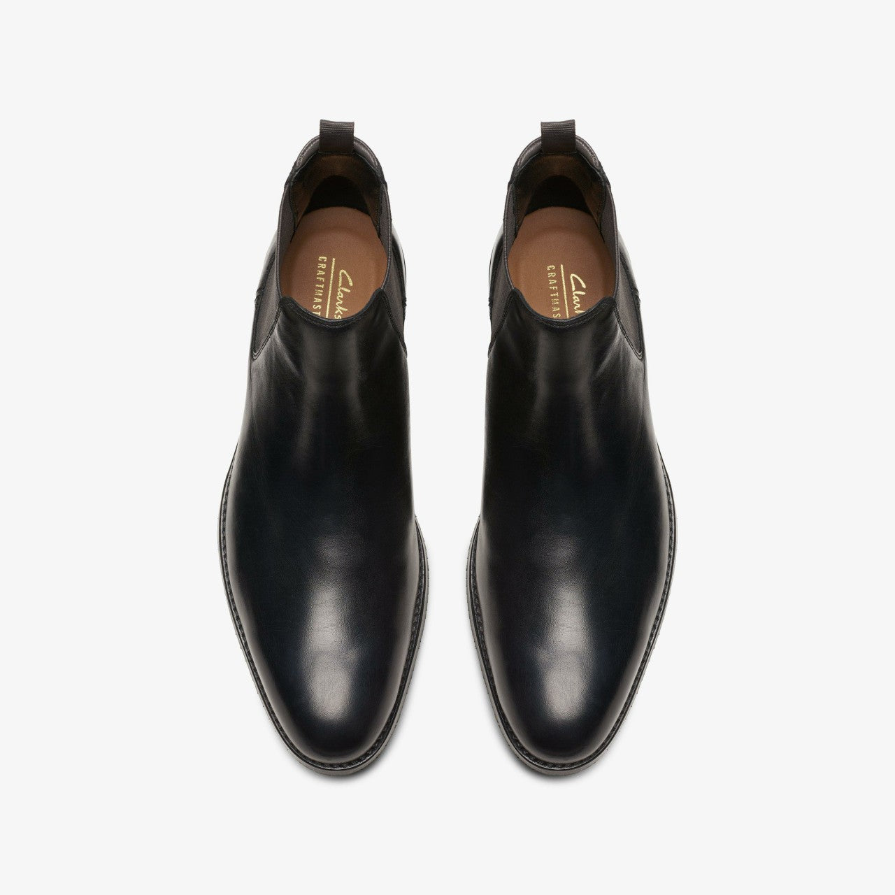 Craft Arlo Top Chelsea Boot Black Leather | Clarks outlet - Men