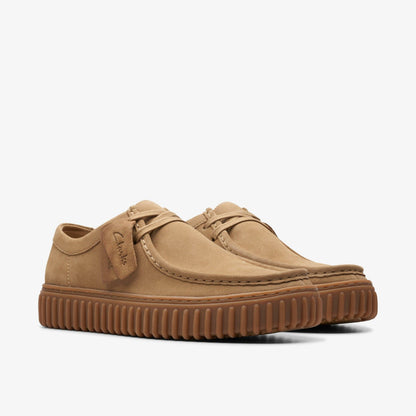 Torhill Lo Dark Sand Suede | Clarks on Sale - Men