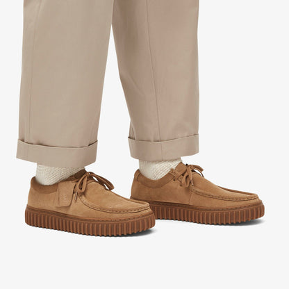 Torhill Lo Dark Sand Suede | Clarks on Sale - Men