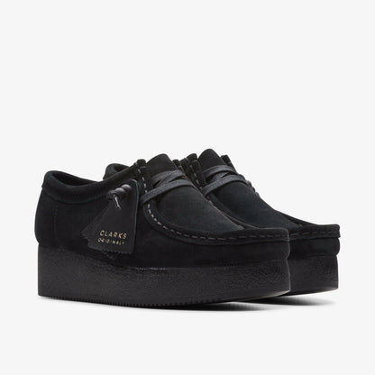 Wallacraft Bee Black Suede | Clarks discount - Women