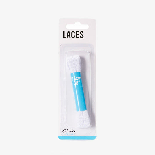75cm Flat Lace White | Clarks outlet - Women / Men