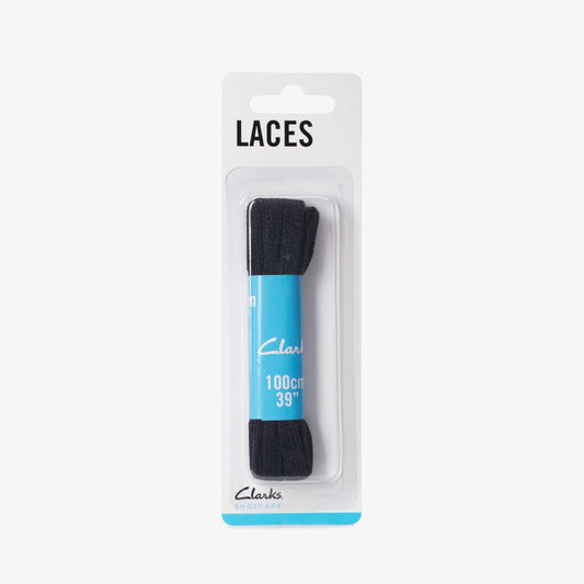 100cm Flat Lace Black | Clarks discount - Women / Men