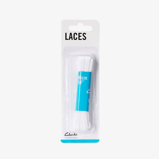 100cm Flat Lace White | Clarks on Sale - Women / Men
