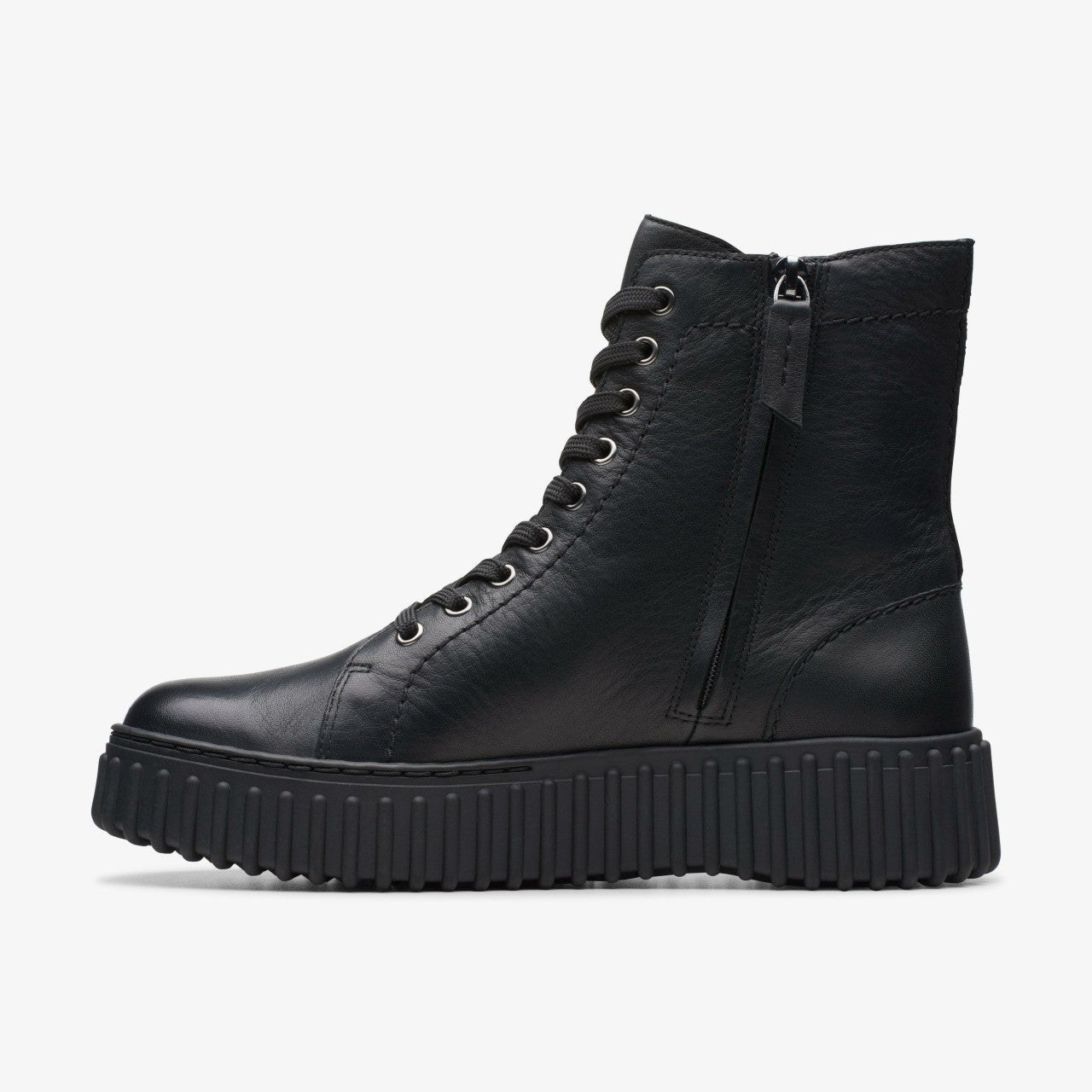 Torhill Rise Ankle Boot Black Leather | Clarks outlet - Women