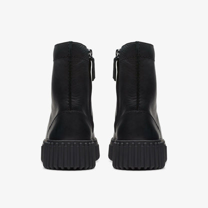 Torhill Rise Ankle Boot Black Leather | Clarks outlet - Women