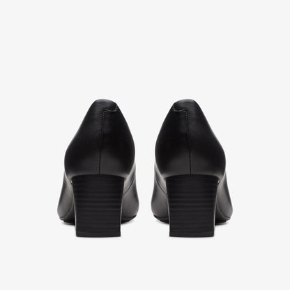 Kyndall Iris Black Leather | Clarks on Sale - Women
