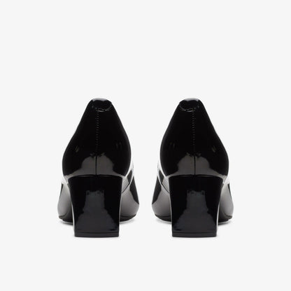 Kyndall Iris Black Patent | Clarks for sale - Women