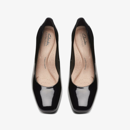 Kyndall Iris Black Patent | Clarks for sale - Women