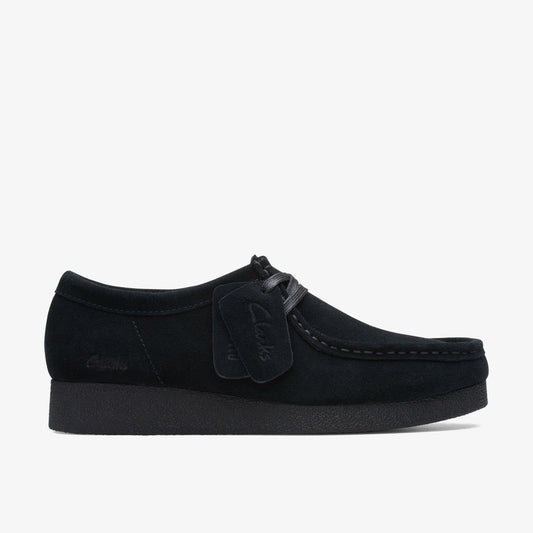 Wallabee EVO Shoe Black Suede | Clarks outlet - Women