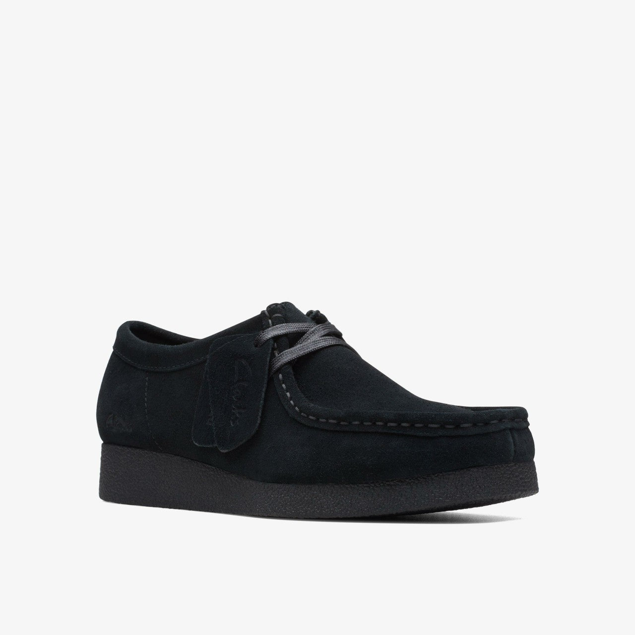 Wallabee EVO Shoe Black Suede | Clarks outlet - Women